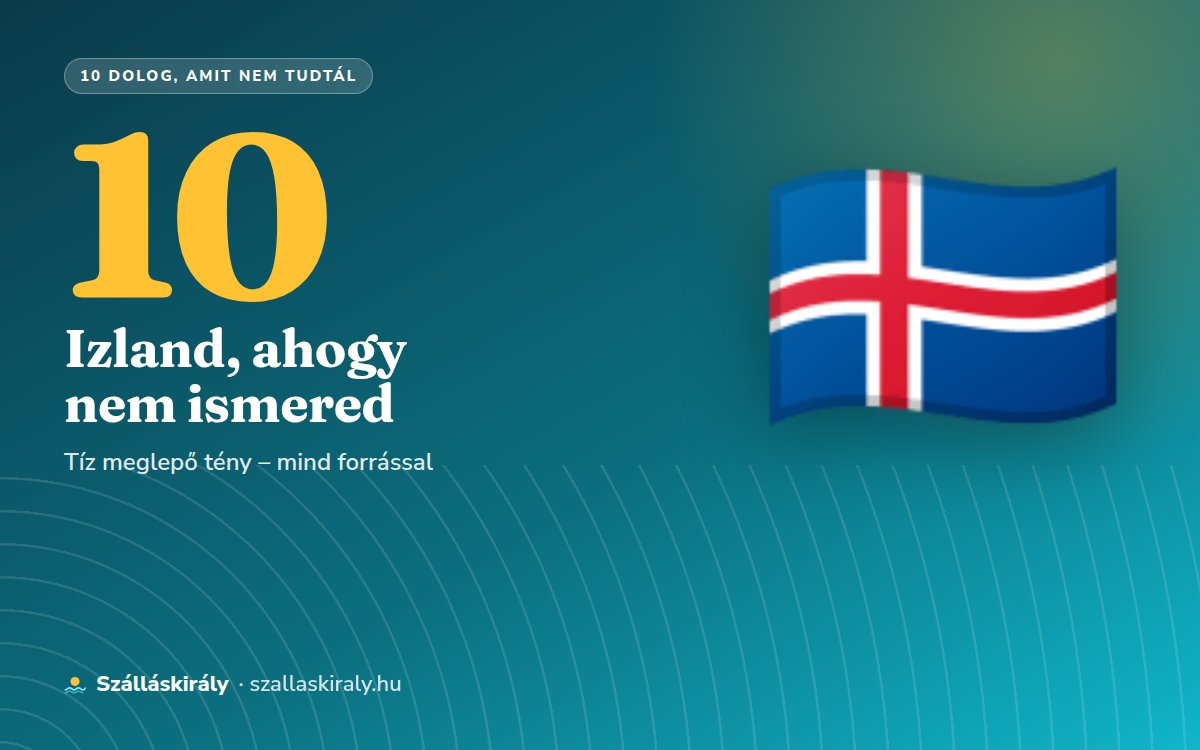 10 dolog, amit nem tudtál Izlandról