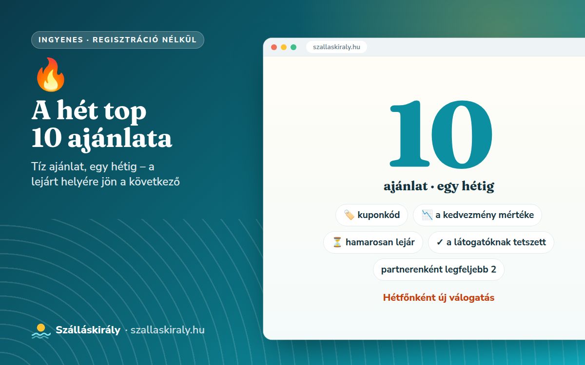 A hét top 10 ajánlata – hétfőnként új válogatás