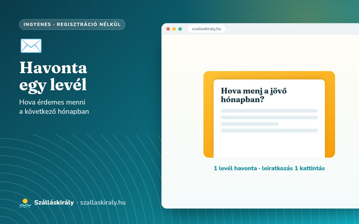Havonta egy levél arról, hova érdemes menni